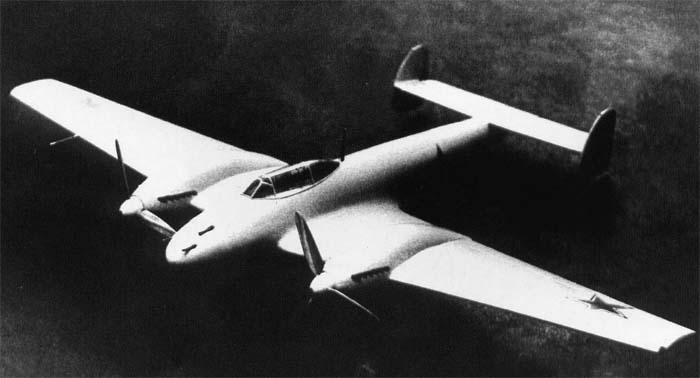 Истребитель ОКБ ХАЗ - Грушин Гр-1 (ИДС). СССР. 1940 год Истребитель ОКБ ХАЗ - Грушин Гр-1 (ИДС). СССР. 1940 год