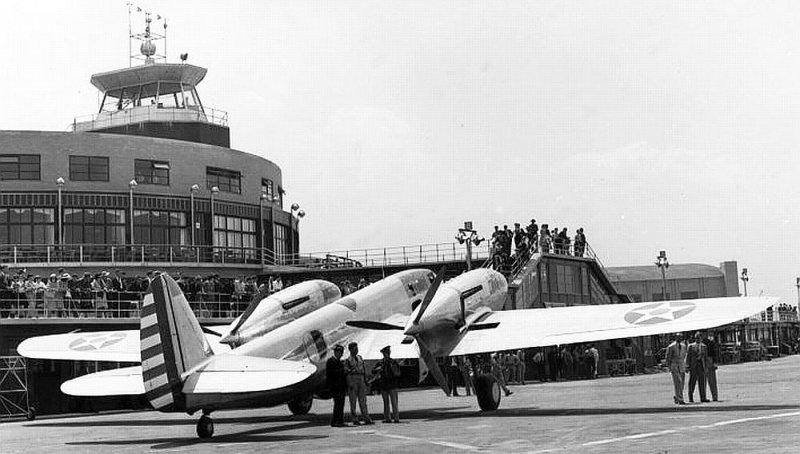 Тяжелый истребитель Bell YFM-1 Airacuda (США) Тяжелый истребитель Bell YFM-1 Airacuda (США)