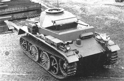 Немецкий авиадесантный танк VK601 (Pz Kpfw I Ausf C)