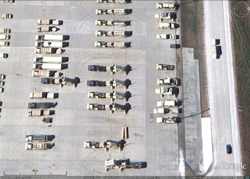 Американские стратегические ядерные силы и объекты ПРО на спутниковых снимках Google Earth