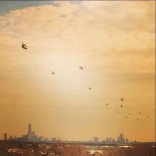 Военные вертолёты над Нью-Йорком и Нью-Джерси. К чему готовится Америка?