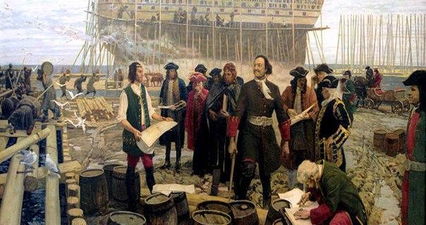 16 апреля 1722 г. Петр I повелел Адмиралтейству открыть школы обучения морскому делу