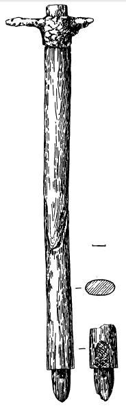 Чекан из женского погребения кург. 1 могильника Ак-Алаха I.
