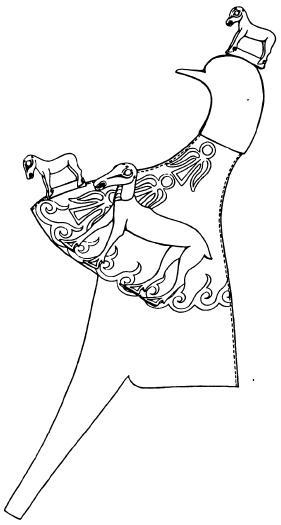 Реконструкция головного убора мужчины из кург. 1 могильника Ак-Алаха I.