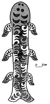 Войлочная рыба - подвеска к покрытию седла