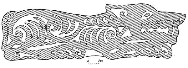 Рис. 48. Войлочная фигура волка — подвеска на покрытии седла.
