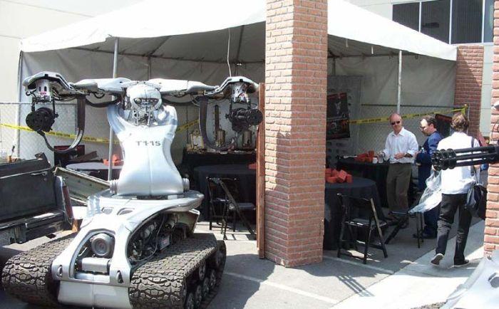 Фотографии со съемок Терминаторов