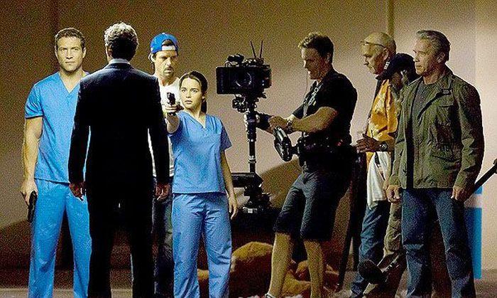 Фотографии со съемок Терминаторов