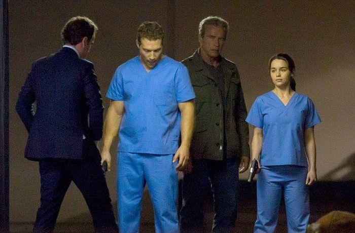 Фотографии со съемок Терминаторов