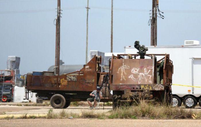 Фотографии со съемок Терминаторов