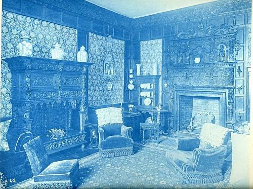 Викторианские интерьеры конца XIX века в цианотипии () Викторианские интерьеры конца XIX века в цианотипии