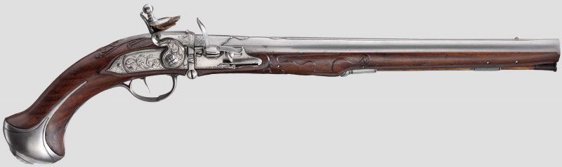 Казнозарядный кремневый пистолет начала 18 века () Казнозарядный кремневый пистолет начала 18 века