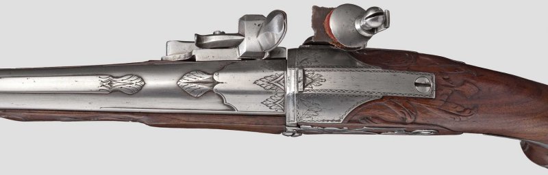 Казнозарядный кремневый пистолет начала 18 века () Казнозарядный кремневый пистолет начала 18 века