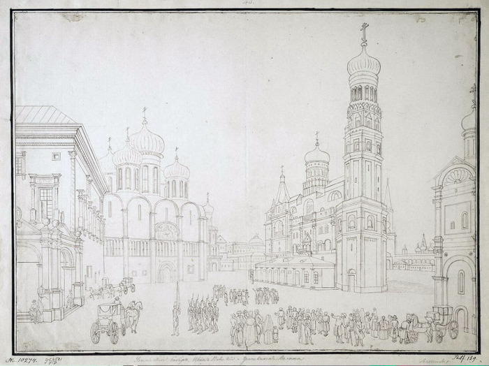 Москва 1800 года на картинах Федора Алексеева