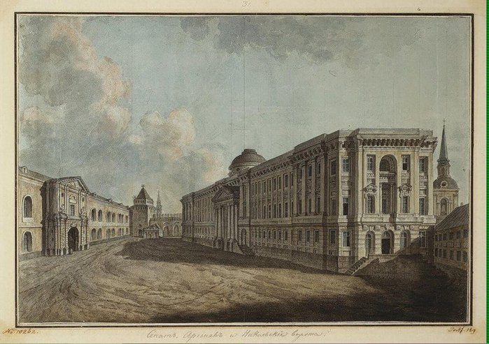 Москва 1800 года на картинах Федора Алексеева