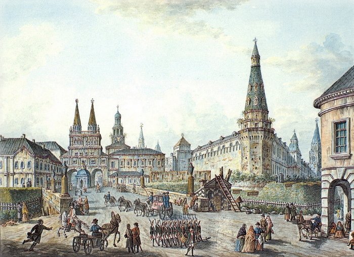 Москва 1800 года на картинах Федора Алексеева