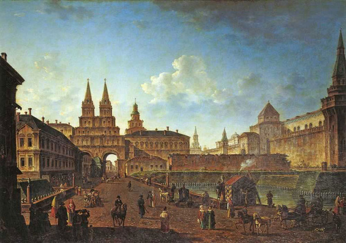 Москва 1800 года на картинах Федора Алексеева