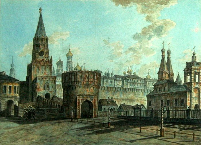 Москва 1800 года на картинах Федора Алексеева