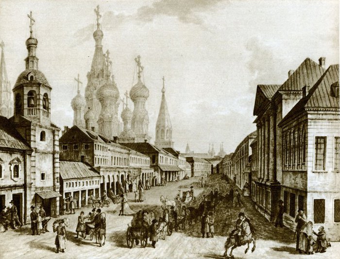 Москва 1800 года на картинах Федора Алексеева