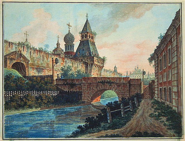 Москва 1800 года на картинах Федора Алексеева