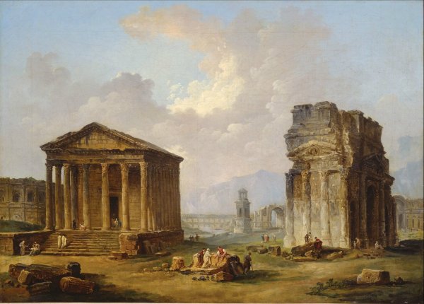 Робер Юбер: "Живописец руин" () Робер Юбер: "Живописец руин"