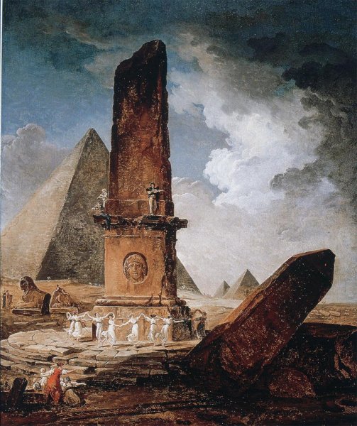 Робер Юбер: "Живописец руин" () Робер Юбер: "Живописец руин"