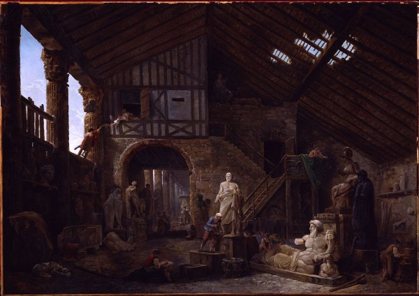 Робер Юбер: "Живописец руин" () Робер Юбер: "Живописец руин"