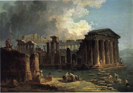 Робер Юбер: "Живописец руин" () Робер Юбер: "Живописец руин"