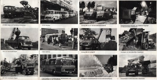 Удивительные рекламные материалы Mercedes 1965 года