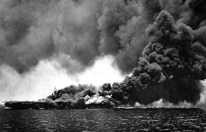 Камикадзе против американских авианосцев