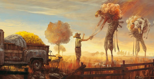 art-красивые-картинки-инопланетяне-фермер-792146