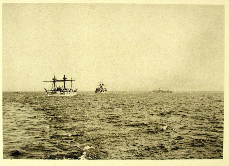 Русская эскадра в Чифу (Китай). 1895