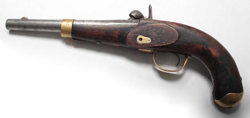Русский солдатский капсюльный пистолет образца 1848 года