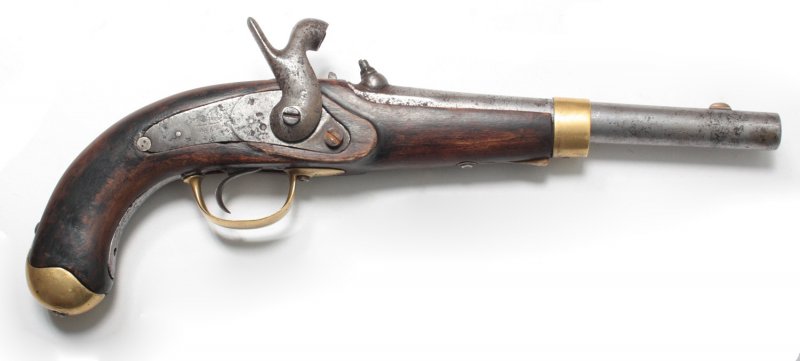 Русский солдатский капсюльный пистолет образца 1848 года