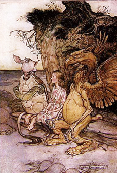 История иллюстрирования книги "Алиса в стране чудес"