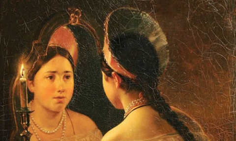 Раз в крещенский вечерок девушки гадали () Раз в крещенский вечерок девушки гадали