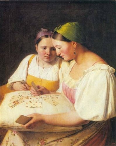 Раз в крещенский вечерок девушки гадали () Раз в крещенский вечерок девушки гадали