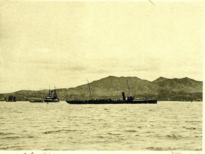 Русская эскадра в Чифу (Китай). 1895. Часть 2