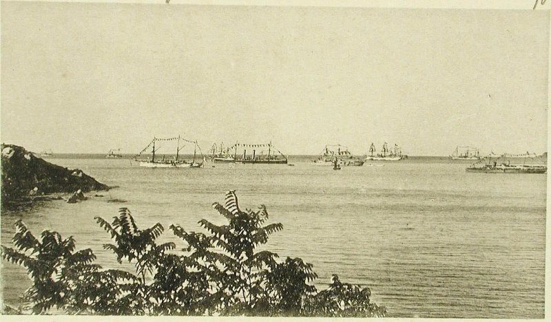 Русская эскадра в Чифу (Китай). 1895. Часть 2