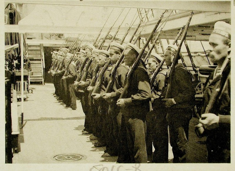 Русская эскадра в Чифу (Китай). 1895. Часть 2