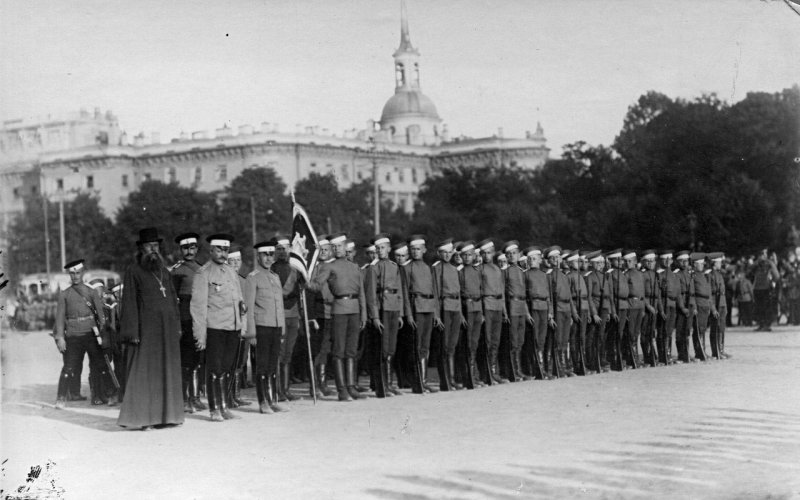 Смотры «потешных» на Марсовом поле. 1911-1912