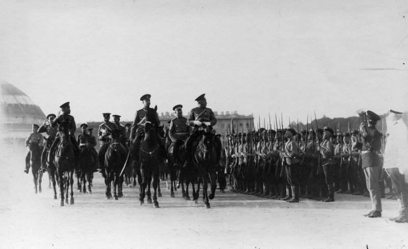 Смотры «потешных» на Марсовом поле. 1911-1912