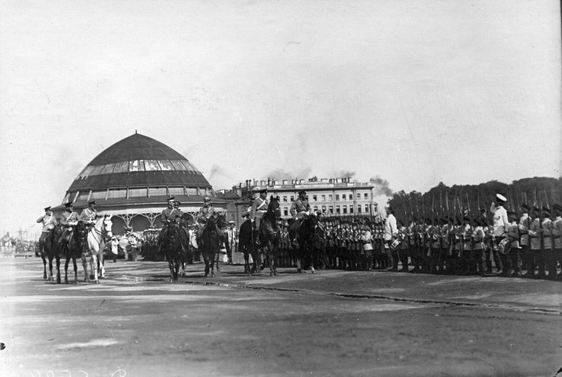 Смотры «потешных» на Марсовом поле. 1911-1912