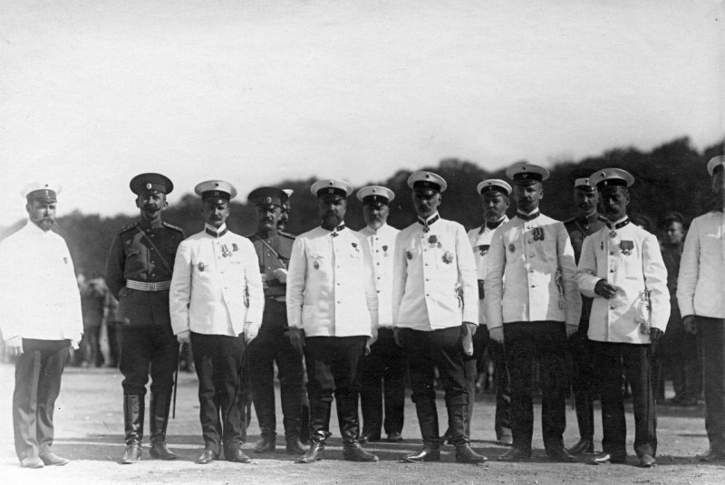 Смотры «потешных» на Марсовом поле. 1911-1912