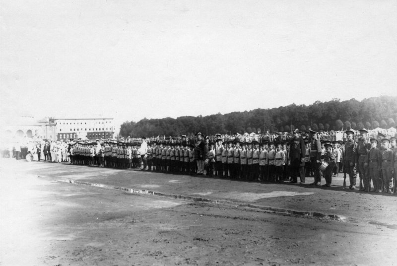 Смотры «потешных» на Марсовом поле. 1911-1912