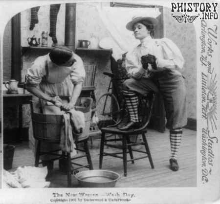 Карикатура на суфражисток. США, 1901 год.jpg
