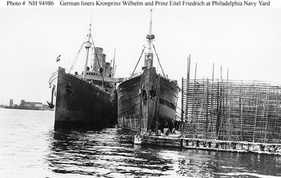 «КРОНПРИНЦ ВИЛЬГЕЛЬМ» во время Первой Мировой войны