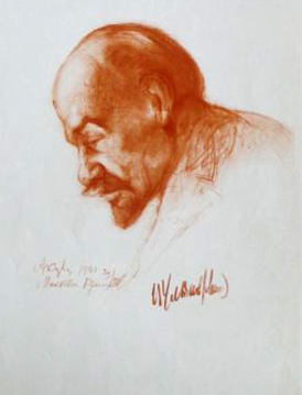 Ленин запечатлён в образе Иосифа Славкина () Ленин запечатлён в образе Иосифа Славкина