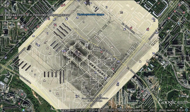 Пантеон на улице Удальцова () Пантеон на улице Удальцова