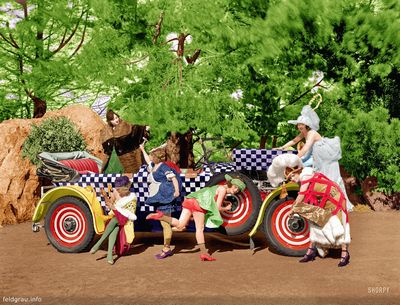 Подборка раскрашек, 1900е..